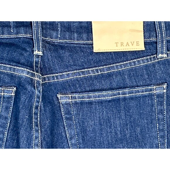TRAVE Collette Kick Flare Jeans in No Excuses Wash Size 28 - Picture 7 of 8